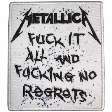 【予約商品】METALLICA Woven Patch: No Regrets (Standard)
