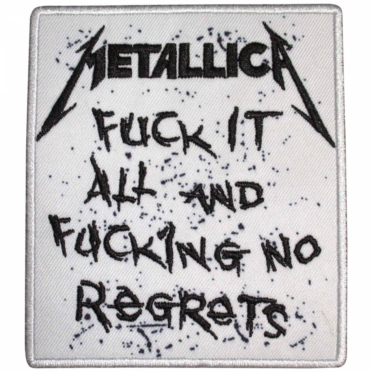 【予約商品】METALLICA Woven Patch: No Regrets (Standard)