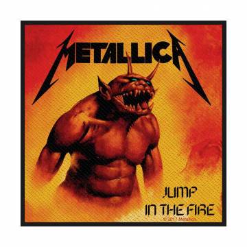 【予約商品】METALLICA Woven Patch: Jump in the Fire (Standard)