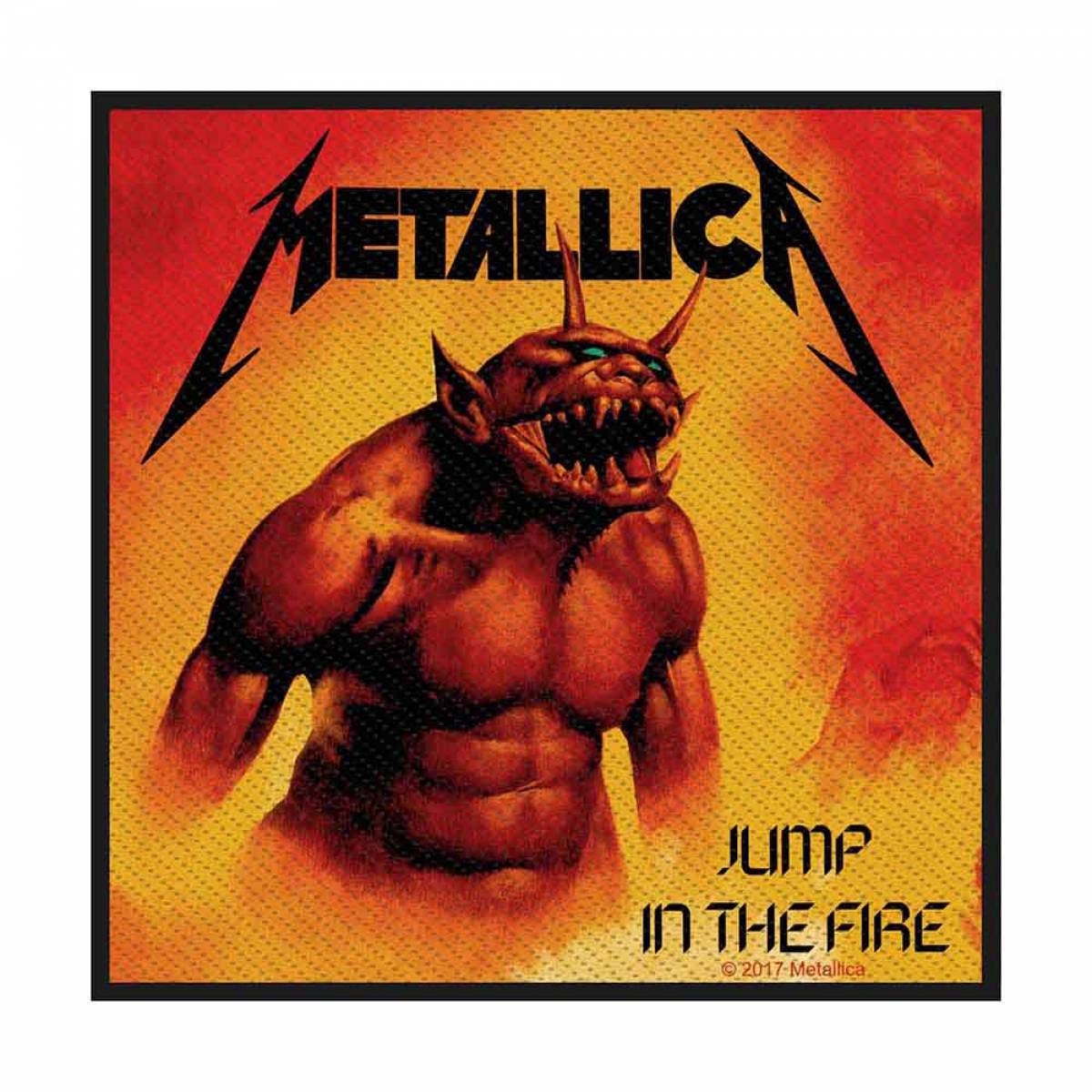 【予約商品】METALLICA Woven Patch: Jump in the Fire (Standard)