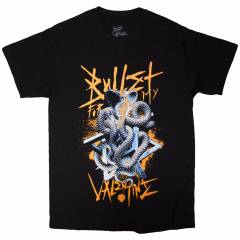 【予約商品】BULLET FOR MY VALENTINE バンドTシャツ ユニセックス: Wrapped Cobra (Black) - BLACK