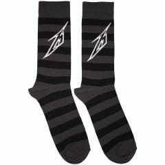 【予約商品】METALLICA Unisex Ankle Socks: Lightning M (Charcoal Grey) (UK Size 6 - 11)