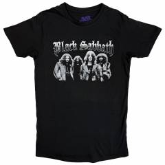 【予約商品】BLACK SABBATH バンドTシャツ ユニセックス: Greyscale Group (Black)