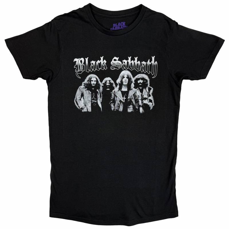【予約商品】BLACK SABBATH バンドTシャツ ユニセックス: Greyscale Group (Black)