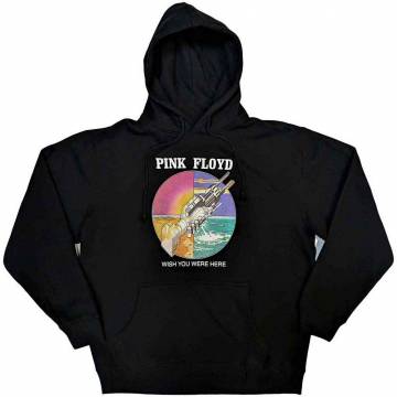 【予約商品】PINK FLOYD Unisex Pullover Hoodie: WYWH Circle Icons (Black) - BLACK