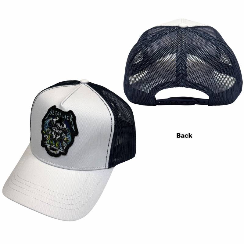 【予約商品】METALLICA Unisex Mesh Back Cap: Stage Pit (Navy Blue & White)