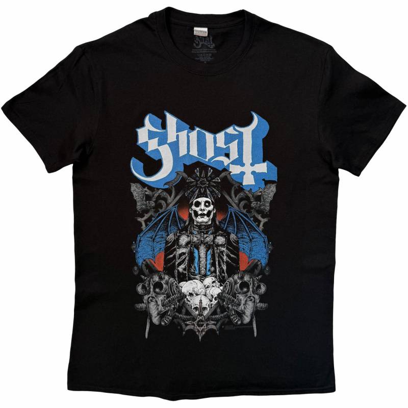 【予約商品】GHOST バンドTシャツ ユニセックス: Ghouls & Skulls (Black)
