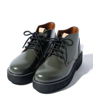 【予約商品】glamb(グラム)GB0125/AC01 : Four Holes Chukka Boots / フォーホールチャッカブーツ - Khaki
