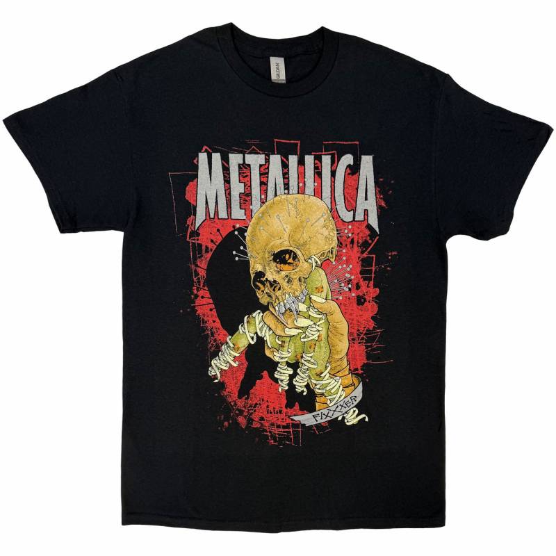 【予約商品】METALLICA バンドTシャツ ユニセックス: Fixxxer Redux (Black)
