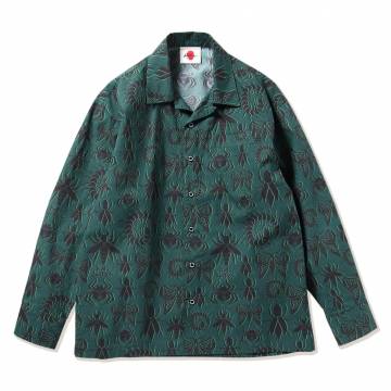【予約商品】PUNK DRUNKERS (パンクドランカーズ) Bug'sシャツ - GREEN