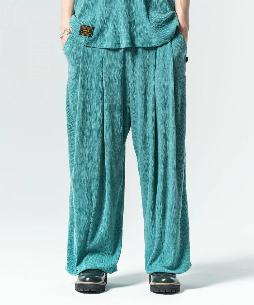 【予約商品】glamb(グラム)GB0225/P10 : Glamour Crepe Pants / グラマークレープパンツ - Blue