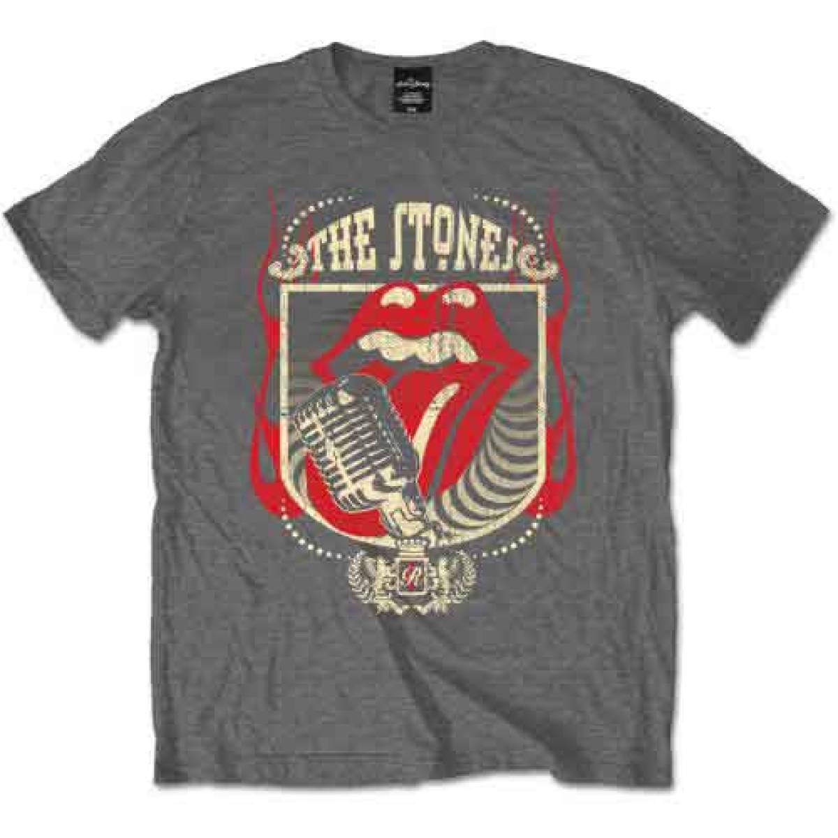 【予約商品】THE ROLLING STONES バンドTシャツ ユニセックス: 40 Licks - CHARCOAL GREY