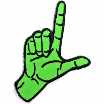【予約商品】YUNGBLUD Woven Patch: Finger Point (Standard)
