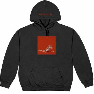 【予約商品】BILLIE EILISH Unisex Pullover Hoodie: Therefore I Am (Black) - BLACK
