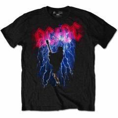 【予約商品】AC/DC バンドTシャツ ユニセックス: Thunderstruck (Black) - BLACK