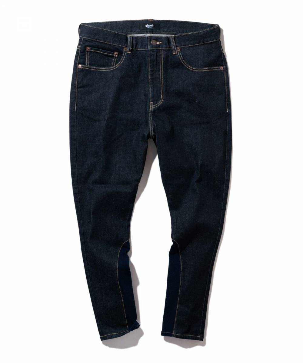 【予約商品】glamb(グラム)GB0320/P09 : Poly pants/ポリーパンツ - Indigo