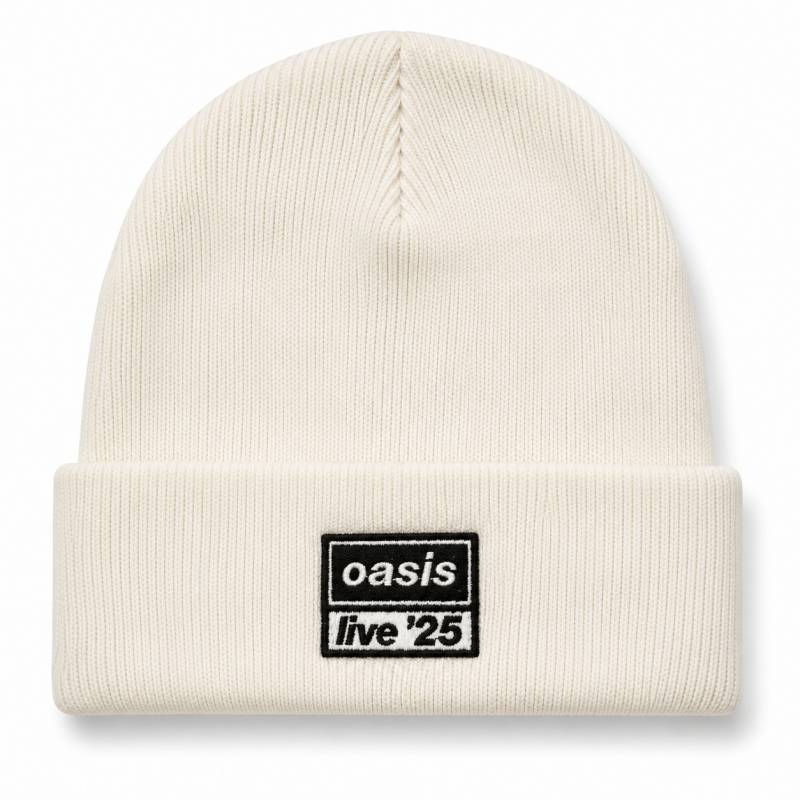 【予約商品】OASIS Unisex Beanie Hat: Live '25 (Natural)