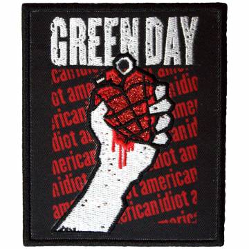 【予約商品】GREEN DAY Woven Patch: American Idiot Text Repeat (Standard)