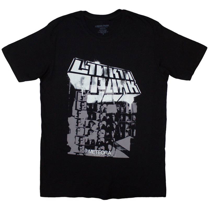 【予約商品】LINKIN PARK バンドTシャツ ユニセックス: Spray Collage (Black)