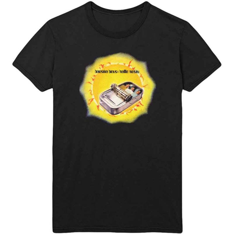 【予約商品】The BEASTIE BOYS バンドTシャツ ユニセックス: Hello Nasty (Black)