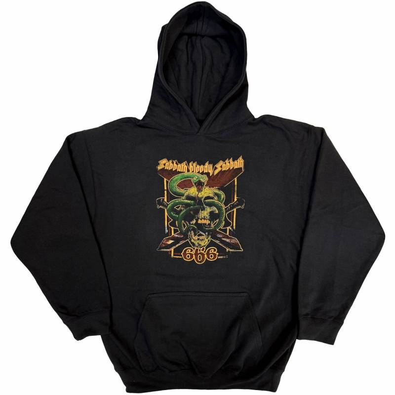 【予約商品】BLACK SABBATH Unisex Pullover Hoodie: Bloody Sabbath 666 (Black)