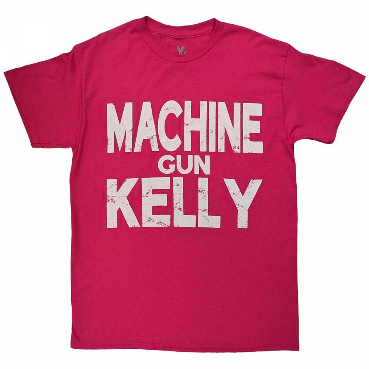 【予約商品】MACHINE GUN KELLY バンドTシャツ ユニセックス: Embers Logo (Pink) - PINK