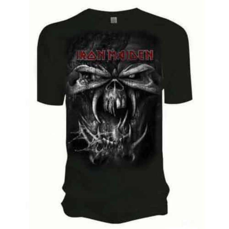 【予約商品】IRON MAIDEN バンドTシャツ ユニセックス: Final Frontier Eddie Vintage (Black)