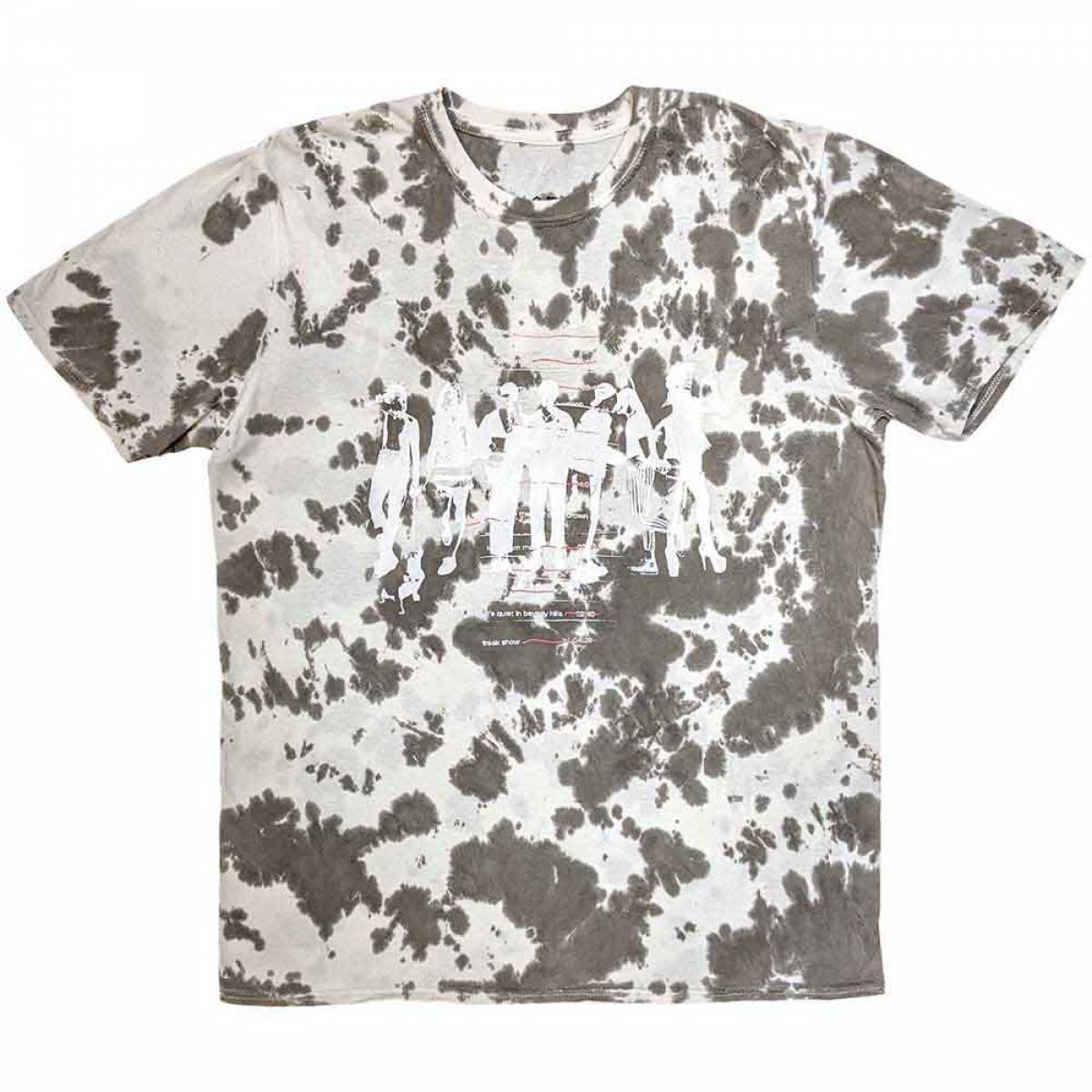 【予約商品】YUNGBLUD バンドTシャツ ユニセックス: Weird Tracklist (Grey) (Wash Collection) - GREY