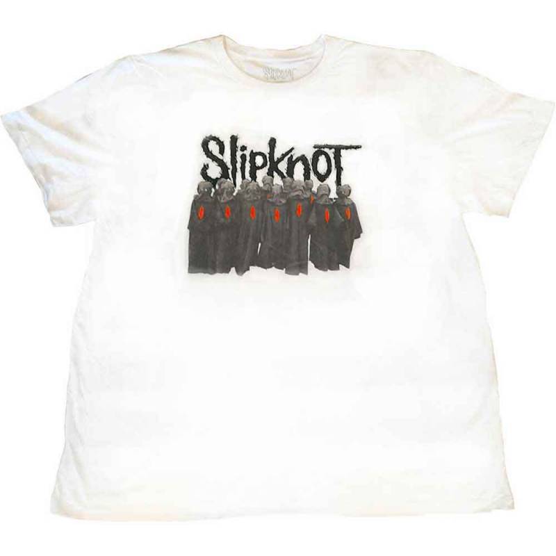 【予約商品】SLIPKNOT バンドTシャツ ユニセックス: Choir (White) - WHITE