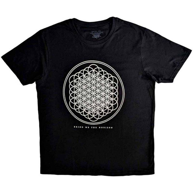 【予約商品】BRING ME THE HORIZON バンドTシャツ ユニセックス: Sempiternal Tour (Black) (Back Print) - BLACK