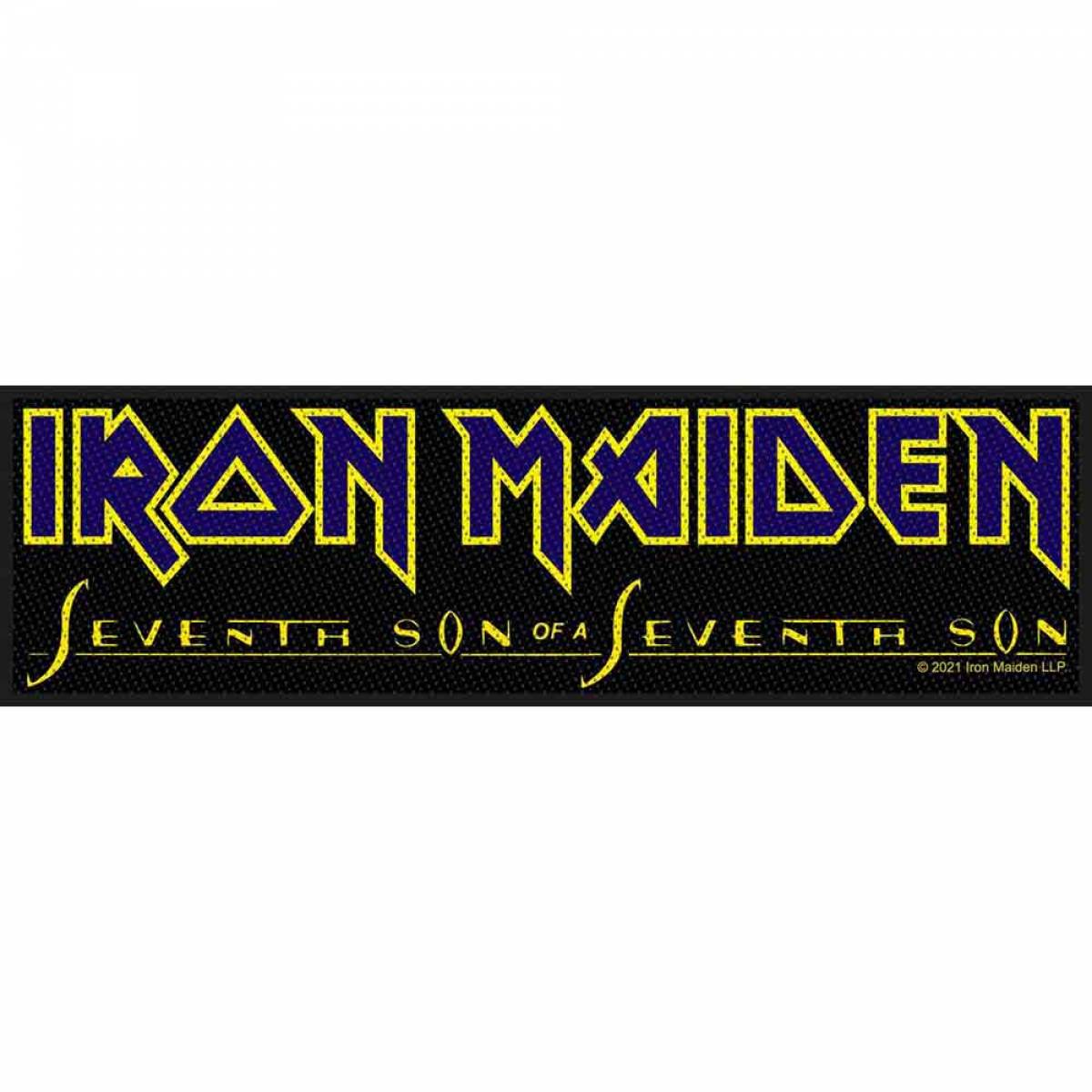 【予約商品】IRON MAIDEN Super Strip Patch: Seventh Son Logo (Retail Pack)