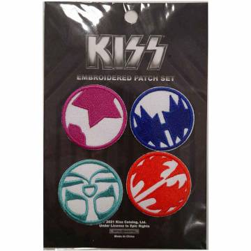 【予約商品】KISS Woven Patch Set: 4 x Mini Icons