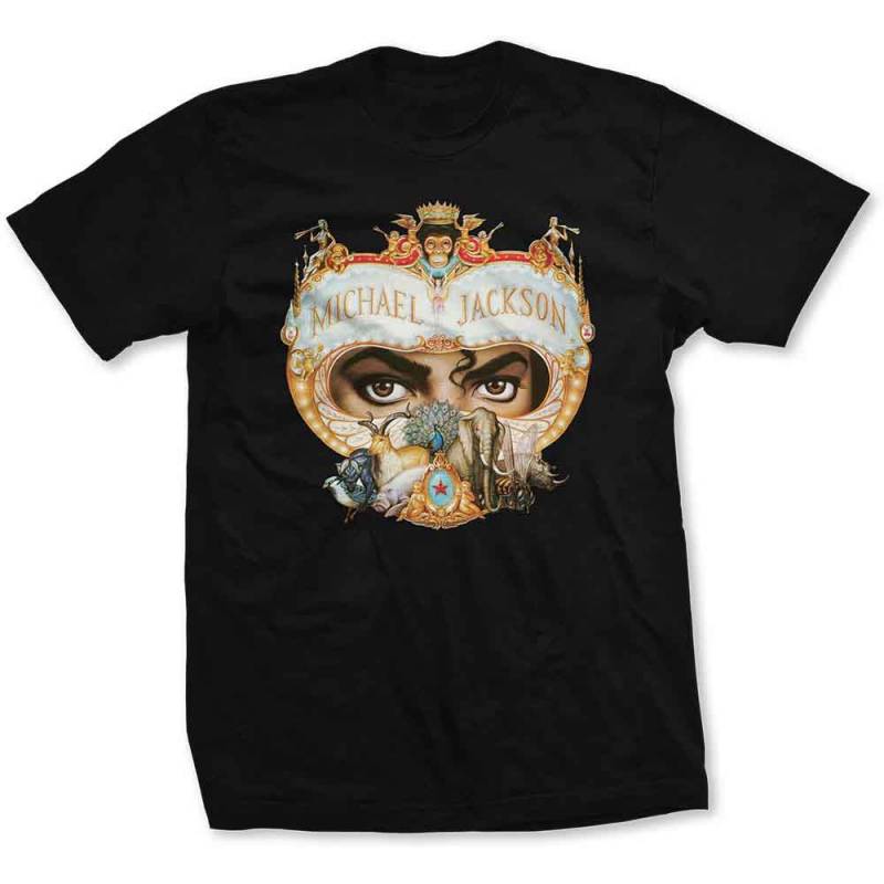 【予約商品】MICHAEL JACKSON バンドTシャツ ユニセックス: Dangerous (Black)