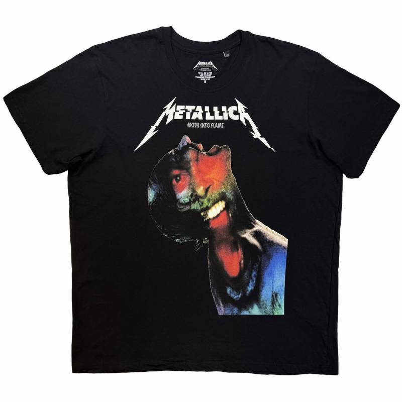 【予約商品】METALLICA バンドTシャツ ユニセックス : Moth Into Flame (Black)