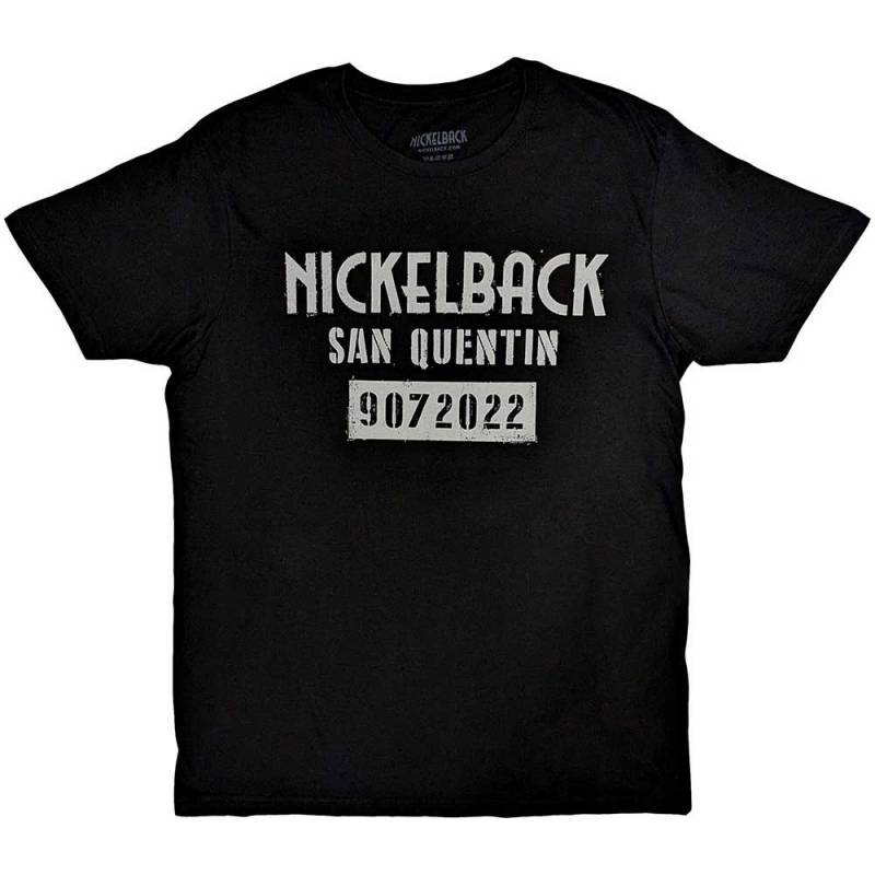 【予約商品】NICKELBACK バンドTシャツ ユニセックス: San Quentin (Black)