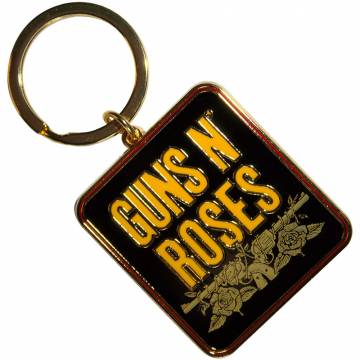 【予約商品】GUNS N' ROSES Keychain: Stacked Black