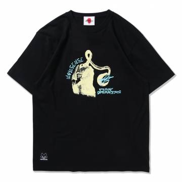 【予約商品】PUNK DRUNKERS (パンクドランカーズ) ［PDSxNONSENSE JP］妖怪TEE - BLACK