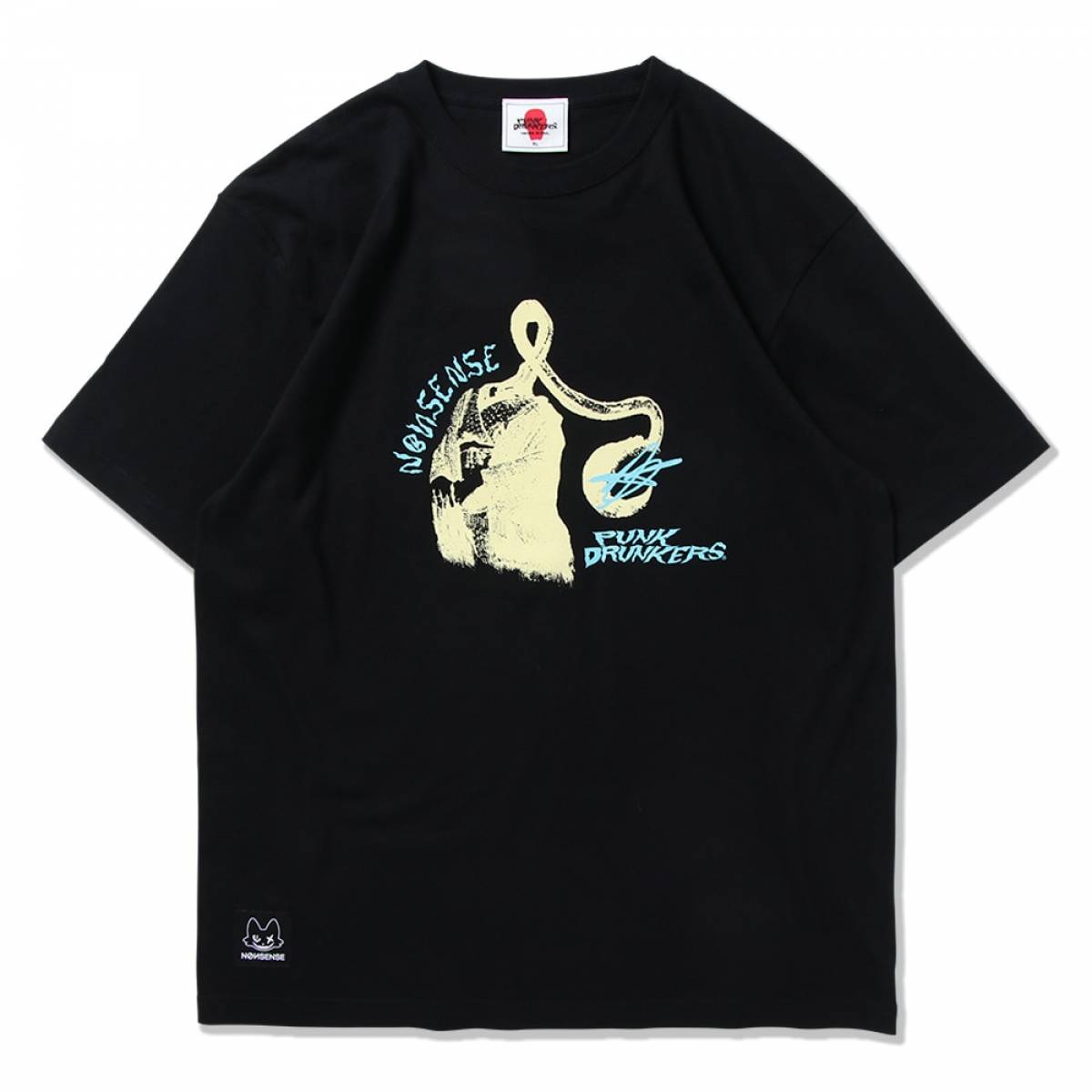 【予約商品】PUNK DRUNKERS (パンクドランカーズ) ［PDSxNONSENSE JP］妖怪TEE - BLACK