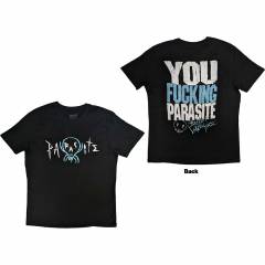 【予約商品】BULLET FOR MY VALENTINE バンドTシャツ ユニセックス: Parasite (Black) (Back Print) - BLACK