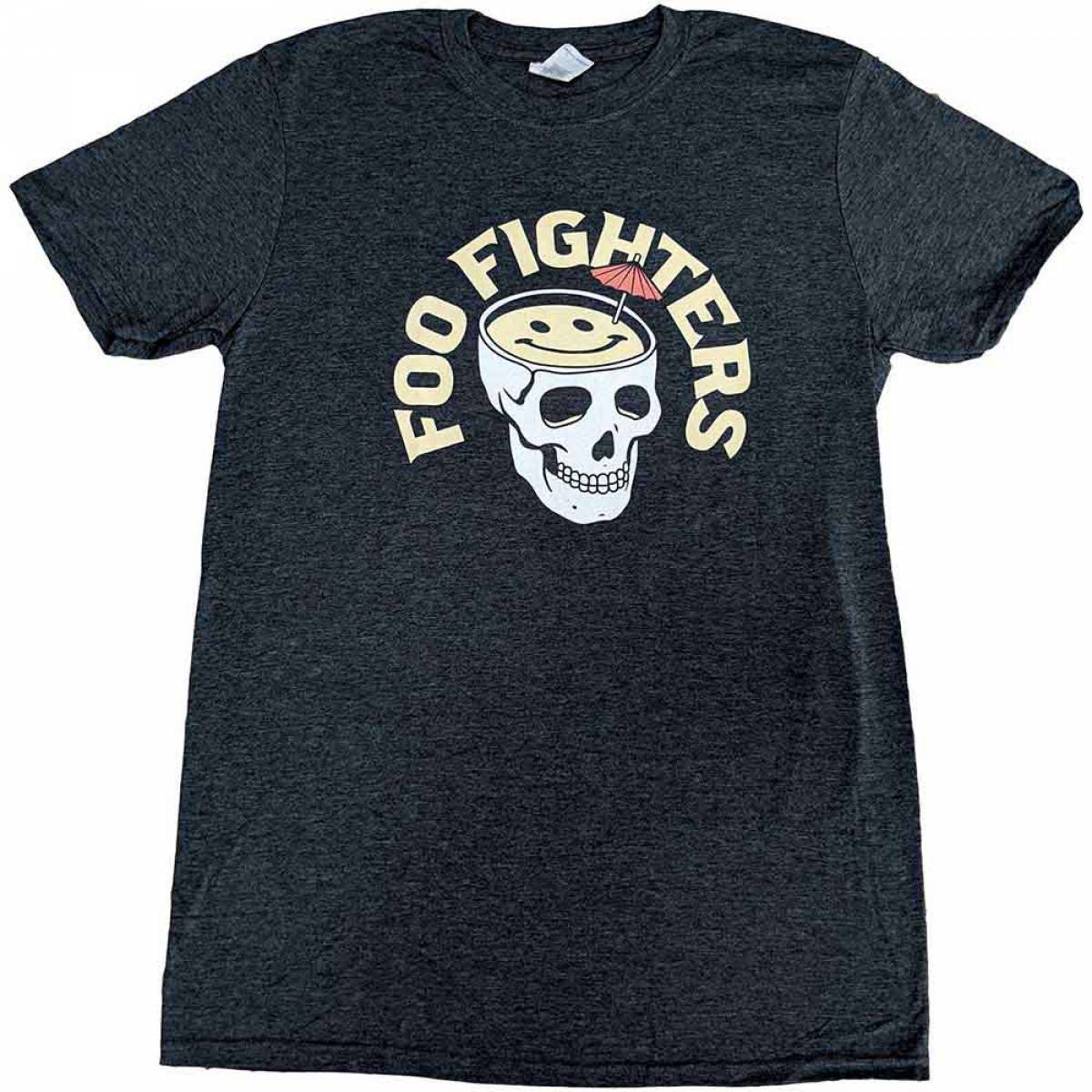 【予約商品】FOO FIGHTERS ユニセックスTシャツ: Skull Cocktail (Ex-Tour)
