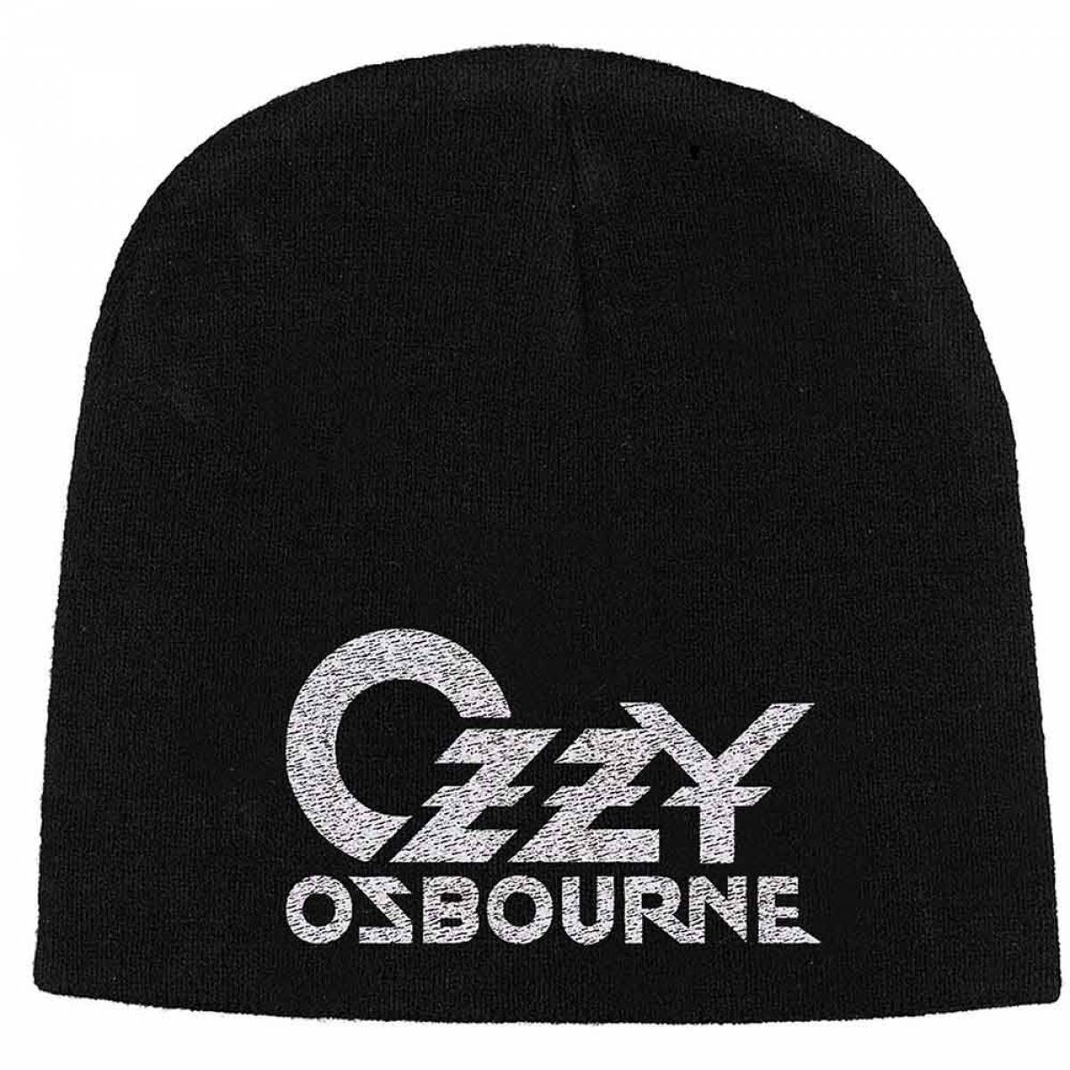 【予約商品】OZZY OSBOURNE Unisex Beanie Hat: Logo 1 (Black) - BLACK