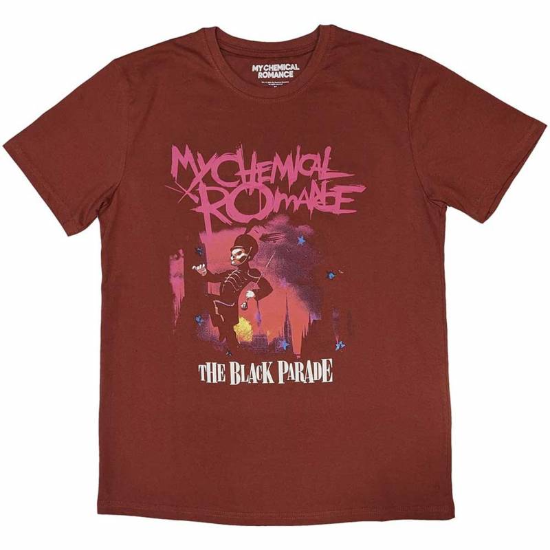 【予約商品】MY CHEMICAL ROMANCE バンドTシャツ ユニセックス: March (Red)