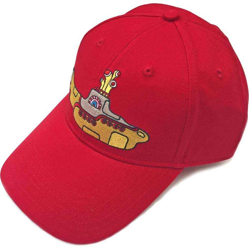 【予約商品】THE BEATLES Unisex Baseball Cap: Yellow Submarine (Red)