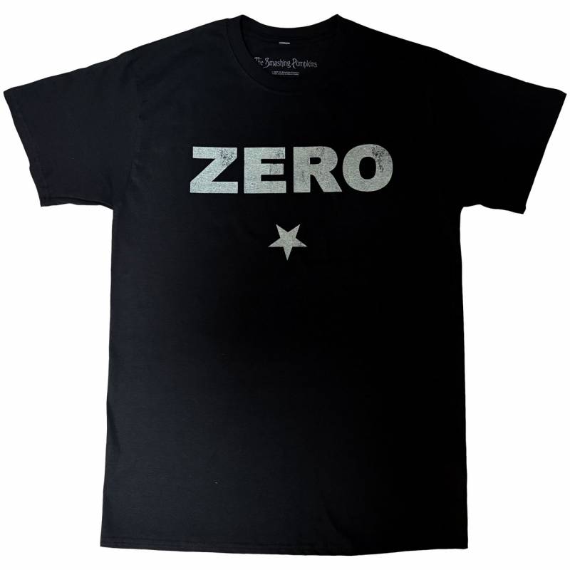 【予約商品】THE SMASHING PUMPKINS バンドTシャツ ユニセックス: Zero (Black)