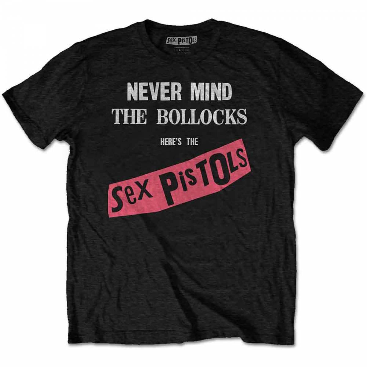 【予約商品】THE SEX PISTOLS バンドTシャツ ユニセックス: Never Mind The Bollocks - BLACK