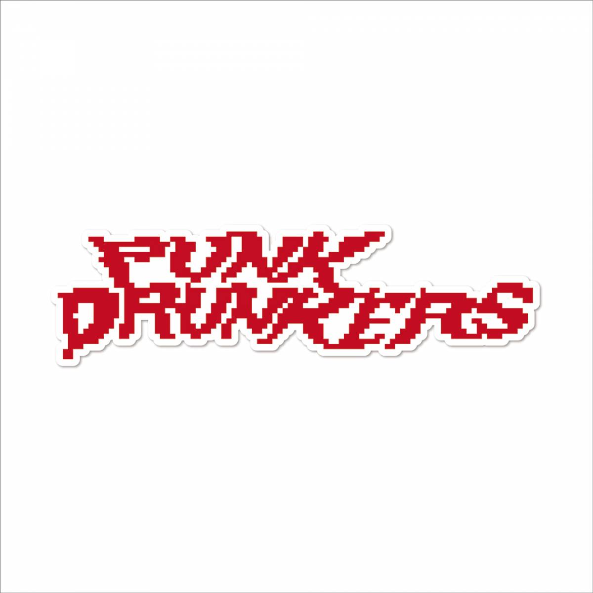 パンクドランカーズ　punk drunkers 刺繍ロゴ付き　りーあ 予約商品】PUNK DRUNKERS(パンクドランカーズ)ステッカー