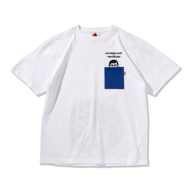 【予約商品】PUNK DRUNKERS (パンク・ドランカーズ) ［PDSxJAM HOME MADE］ポケットからアイツTEE - WHITE