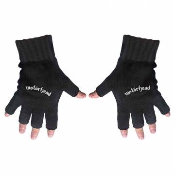 【予約商品】MOTORHEAD Unisex Fingerless Gloves: Logo - BLACK