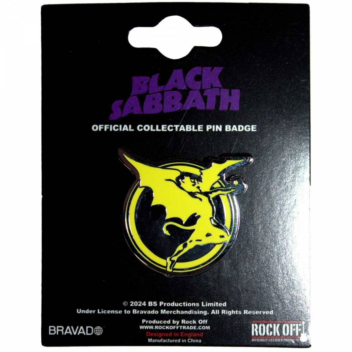 【予約商品】BLACK SABBATH Pin Badge: Never Say Die
