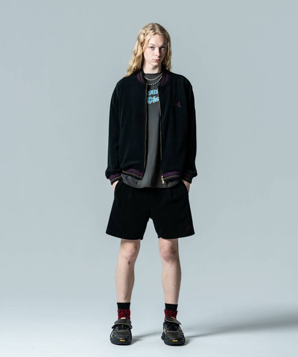 glamb(グラム)GB0125/CS14 : Line Pile Jersey / ラインジャージ glamb(グラム)GB0125/CS14 : Line Pile Jersey / ラインジャージ
